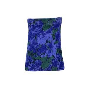 Rotate Birger Christensen Skirt Womens 2 Kristina High Waisted Fuzzy Floral Knit